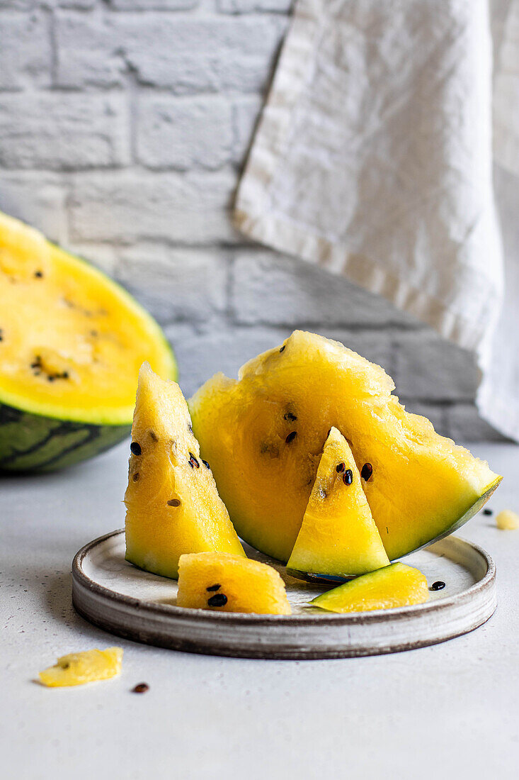 Yellow watermelon