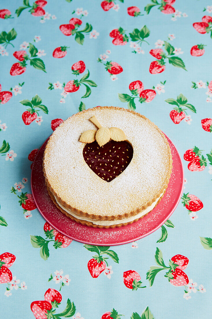 Giant strawberry shortcake