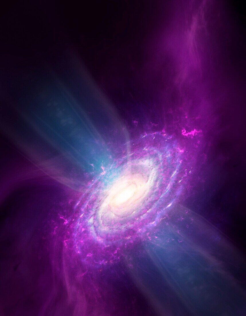 Illustration of the Milky Way Galaxy