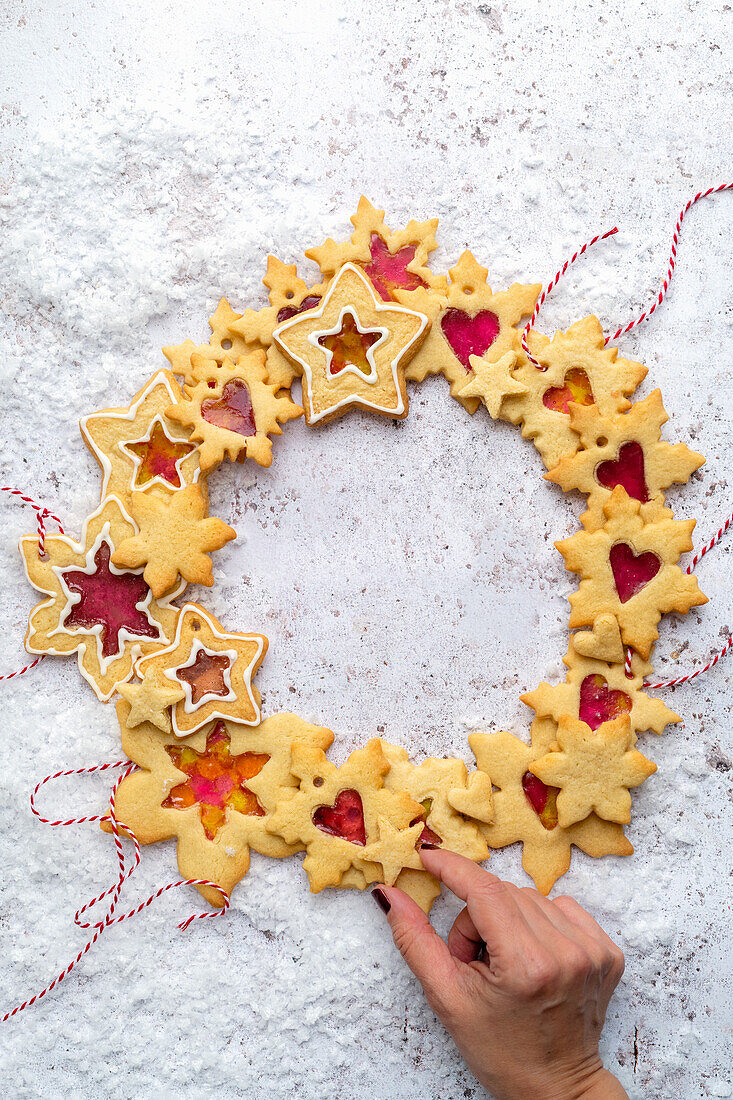 Stained glass window cookies