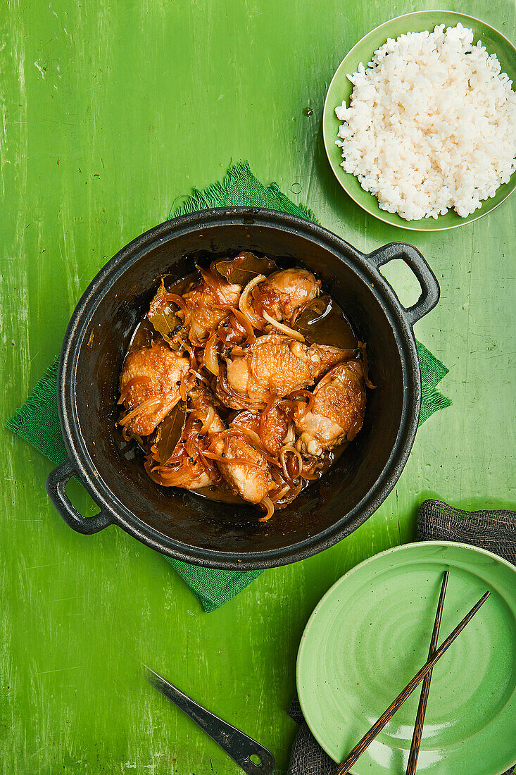 Chicken adobo from the Philippines