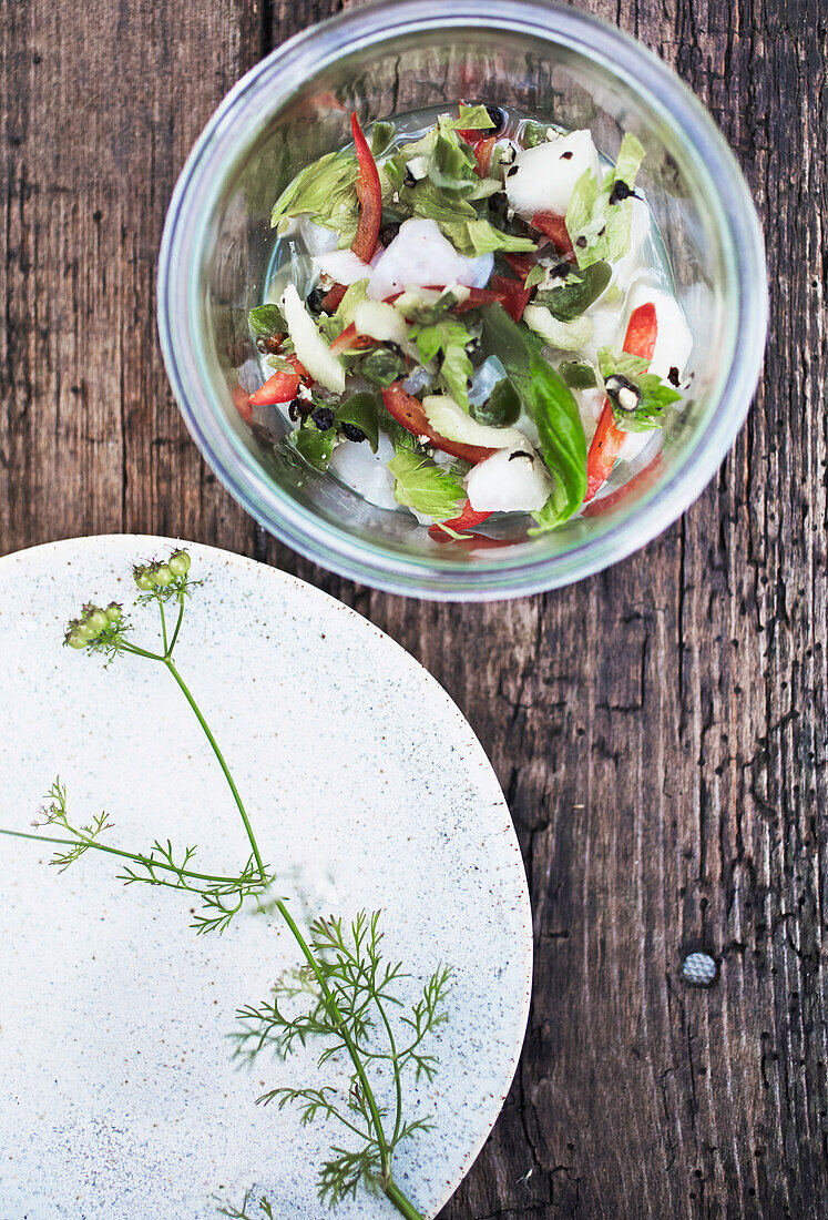 Ceviche in a glass