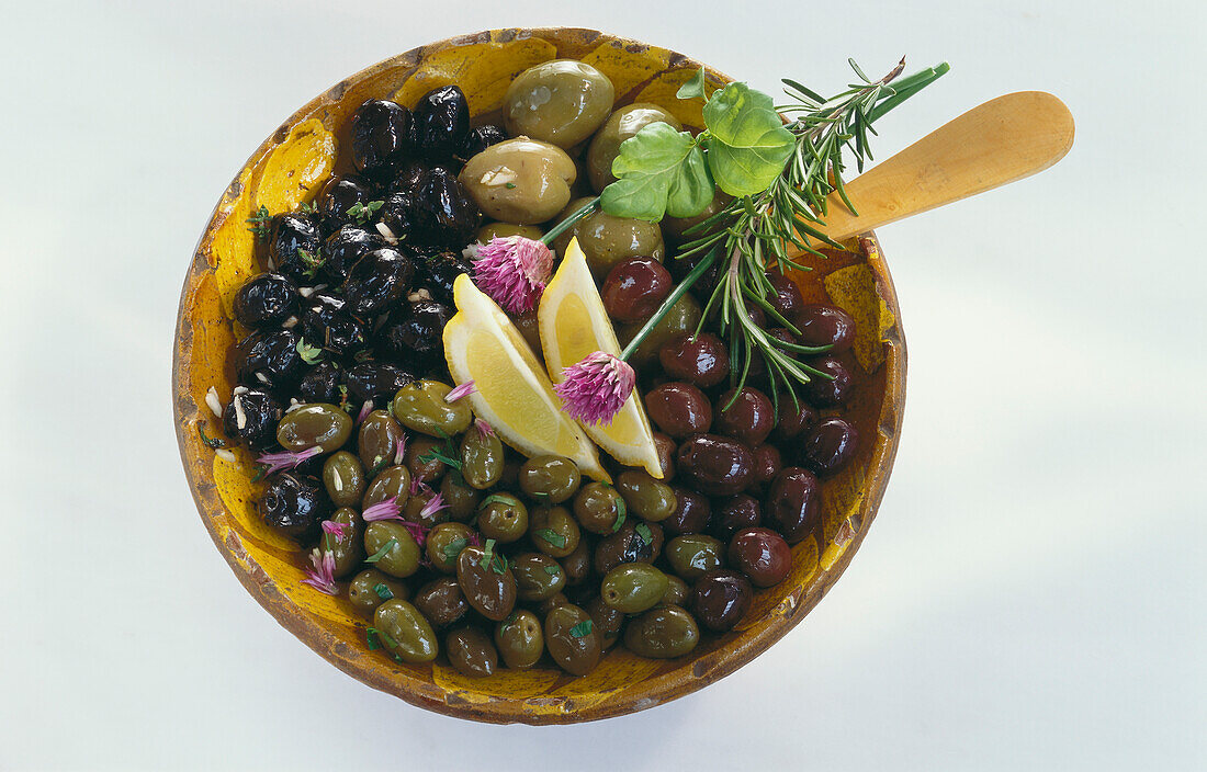 Bowl with olives