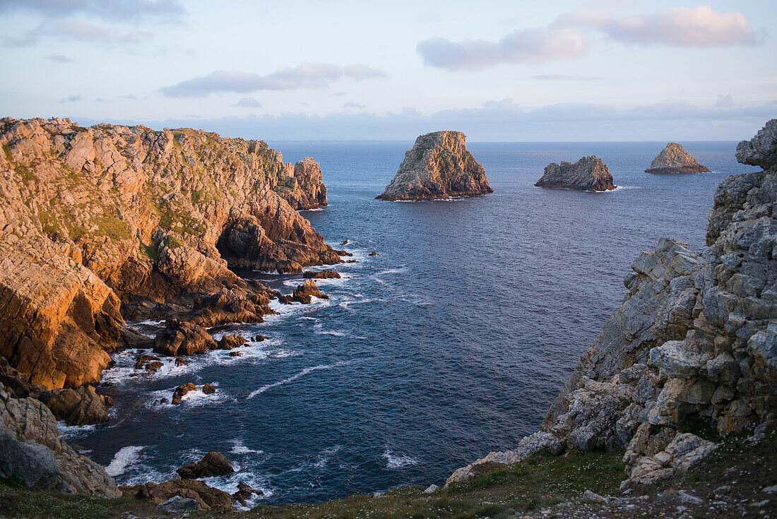 Tas de Pois, Pointe de Pen Hir, Crozon Halbinsel, Presqu ile de Crozon, Finistere, Bretagne, Frankreich