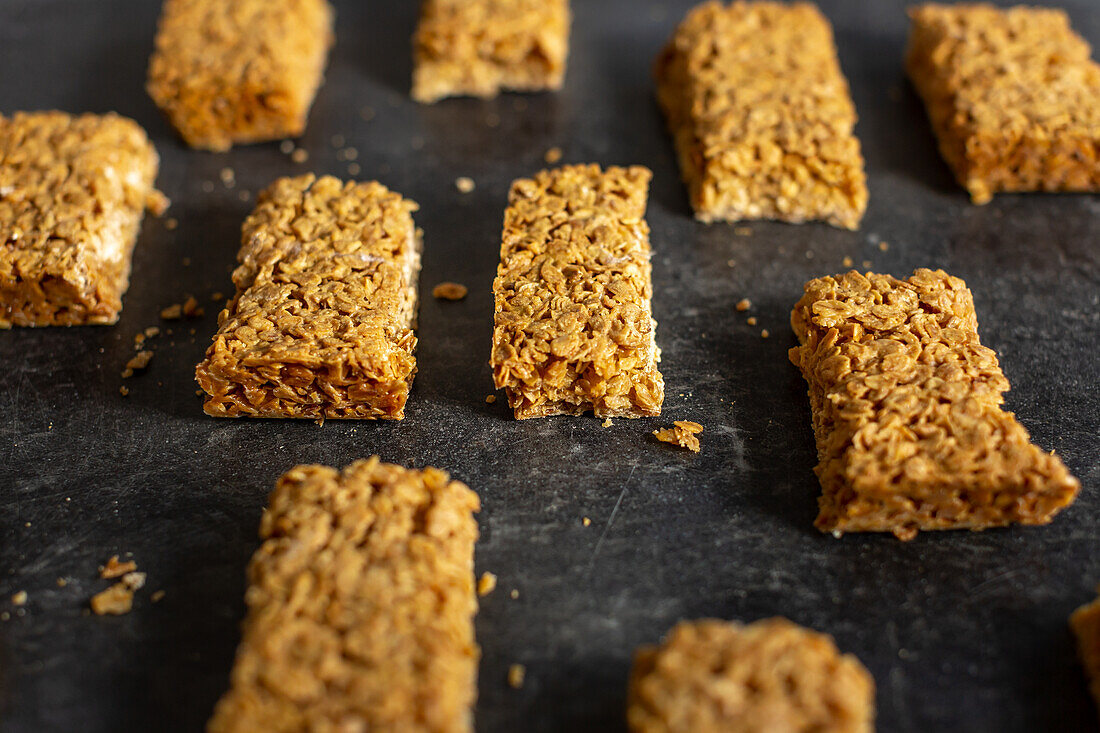 Flapjack with Golden Syrup