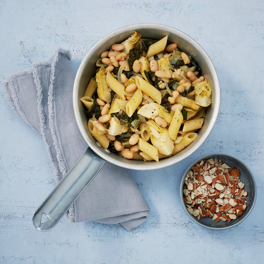Penne with white beans