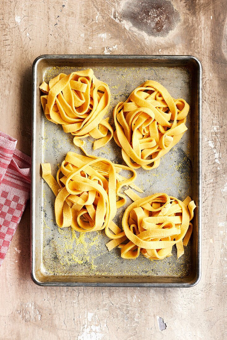 Homemade fresh pasta