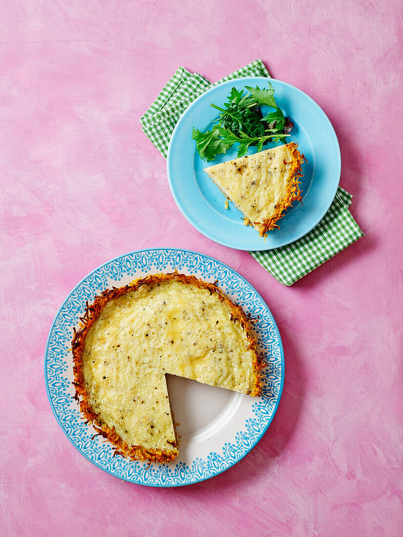 Sweet potato quiche