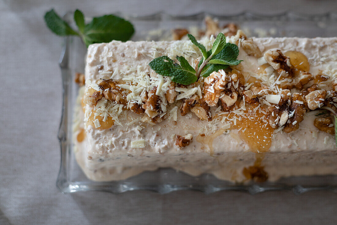 Christmas stollen parfait