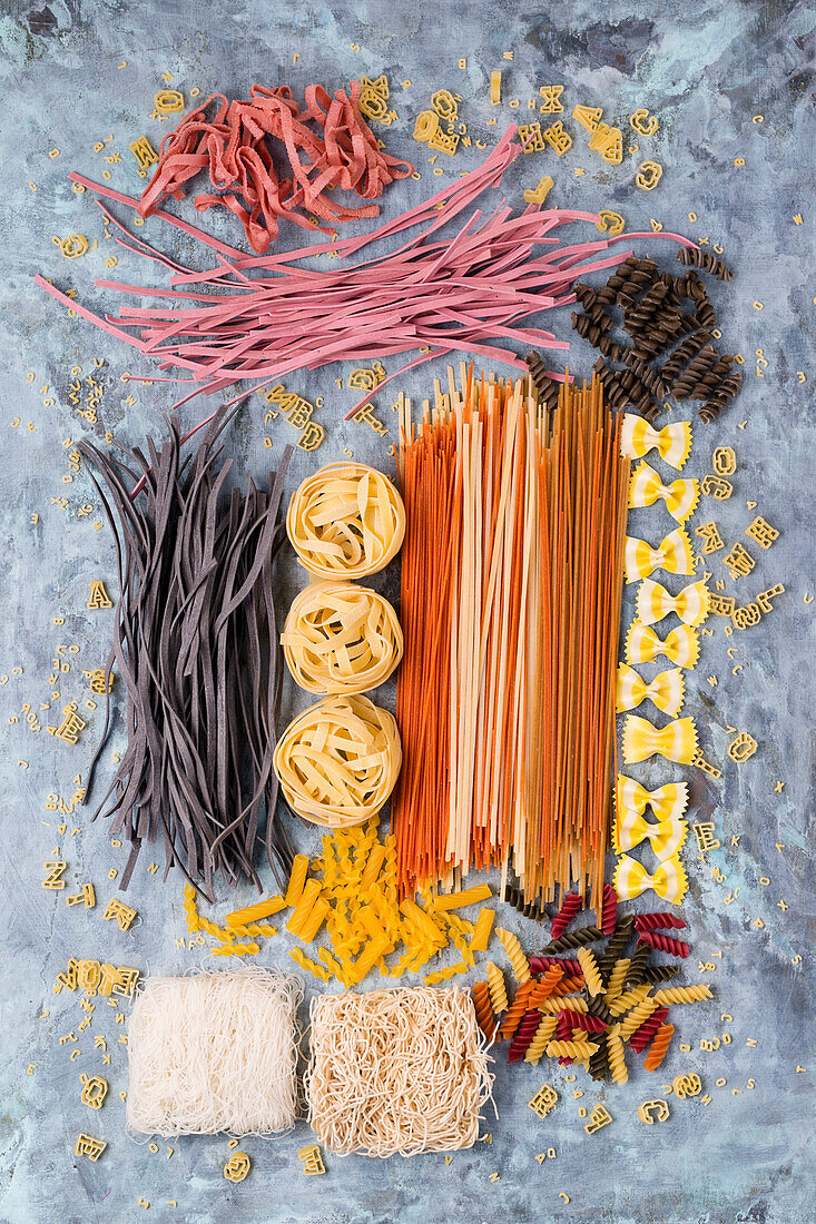 Various sorts of pasta