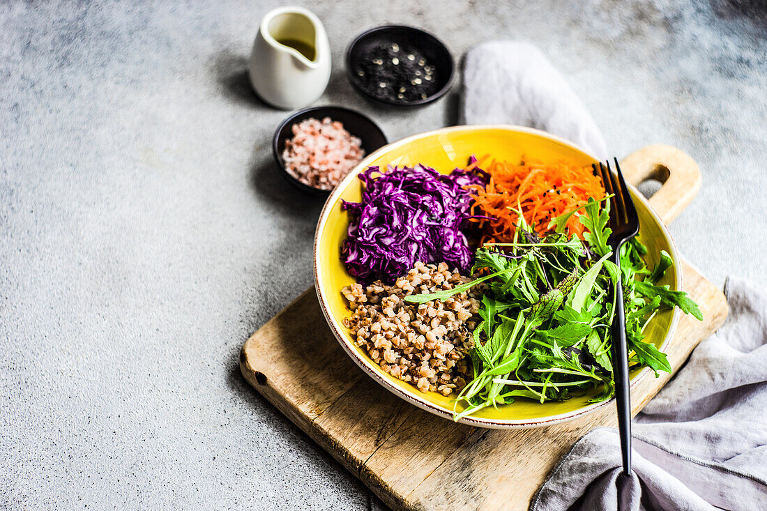 Gesunde Veggie-Bowl zum Abnehmen