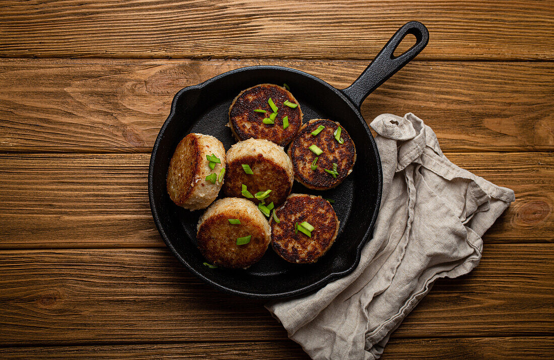 Homemade cutlets from chicken