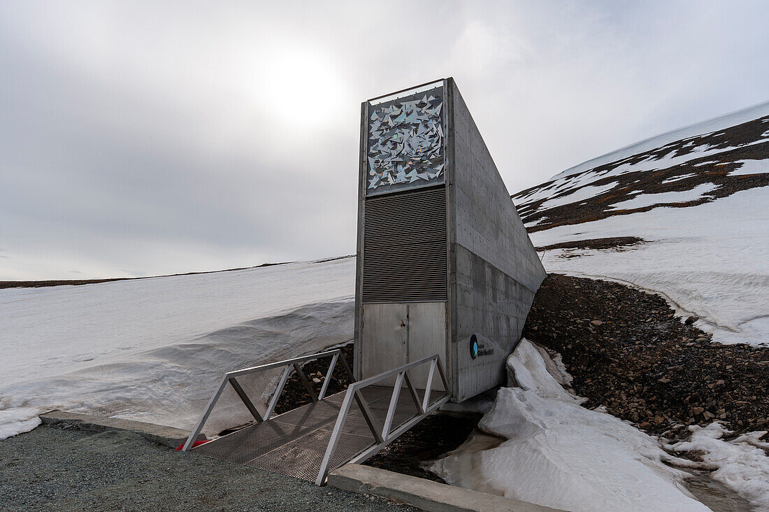 Entrance to the Svalbard Global Seed Vault, Norway