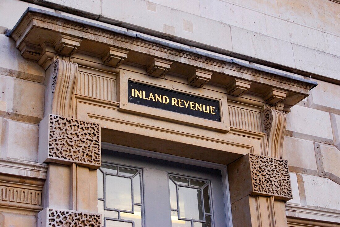 Inland Revenue sign at Somerset House