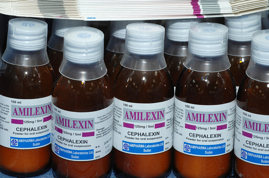 Cephalexin antibiotic