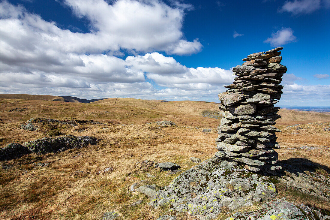 Cairn on Harrop Pike, Lake District, UK