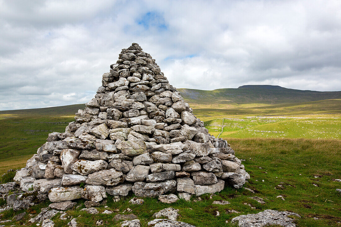 Limestone cairn