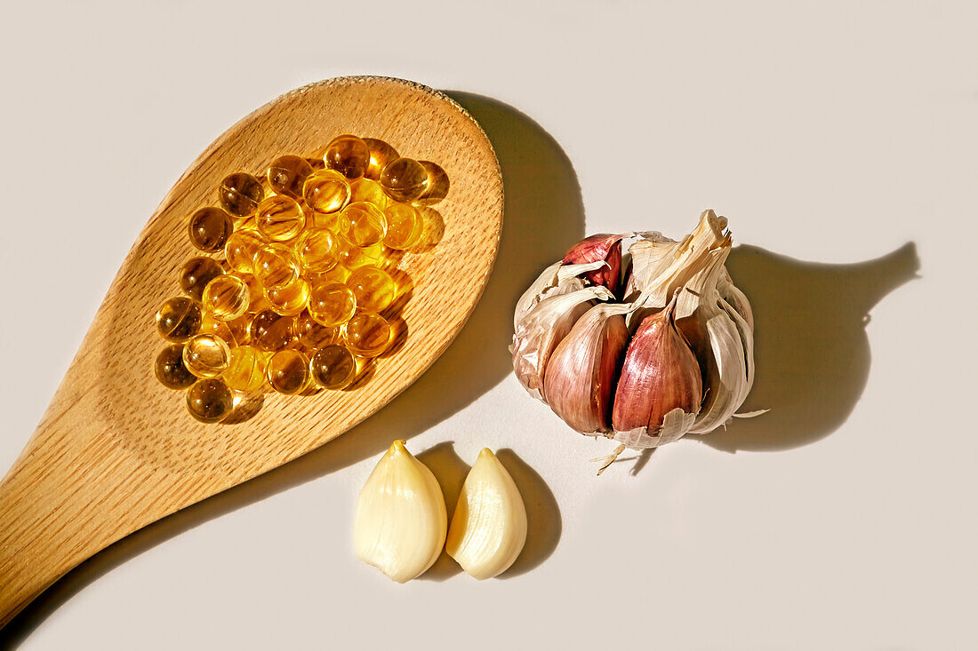 Garlic oil capsules