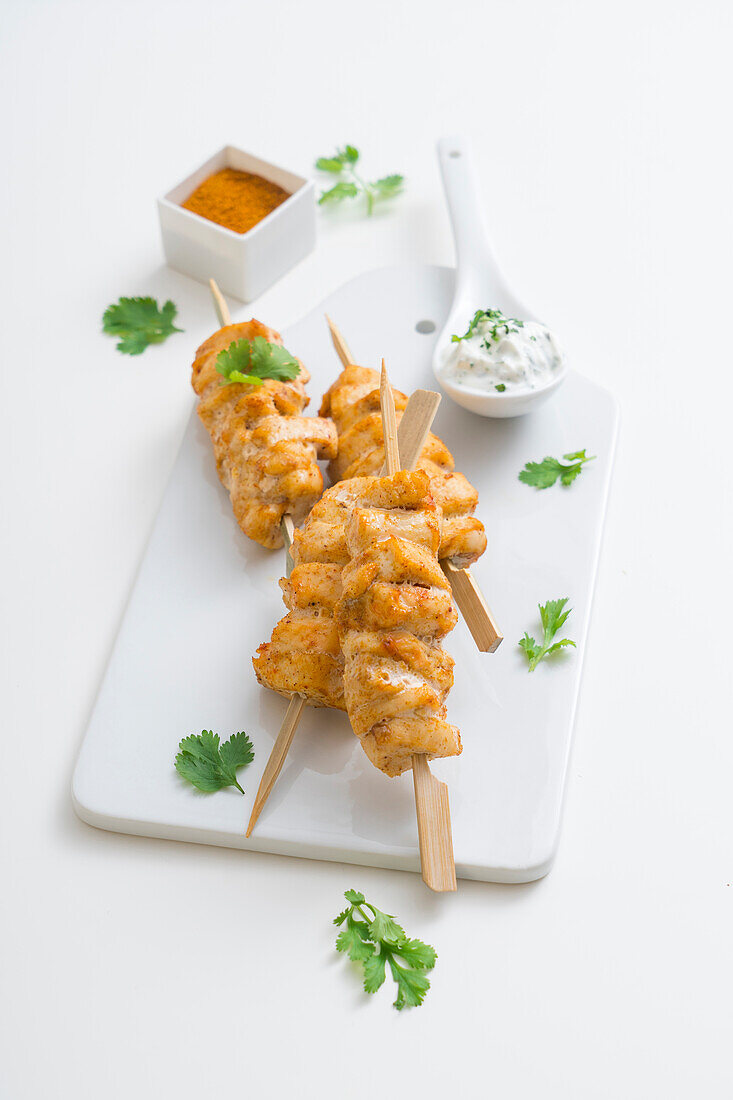 Chicken Tikka mit Joghurtsauce