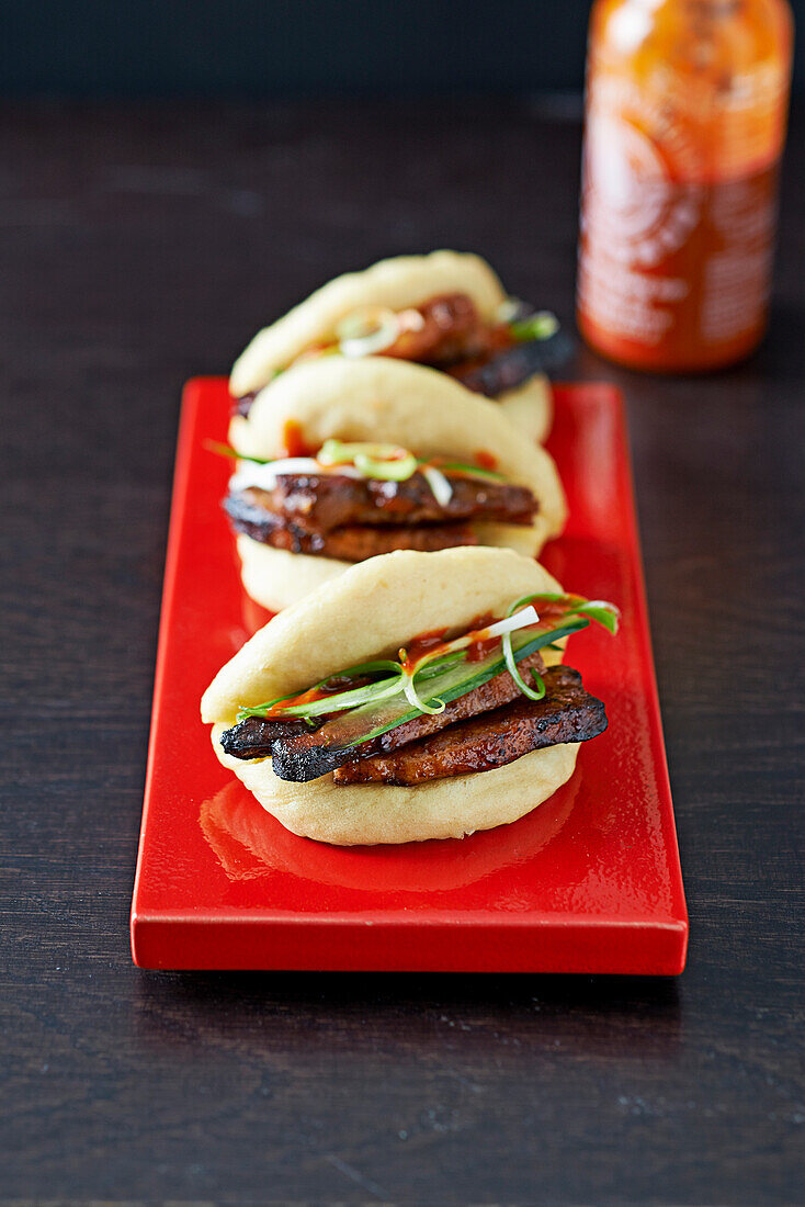 Steamed pork buns