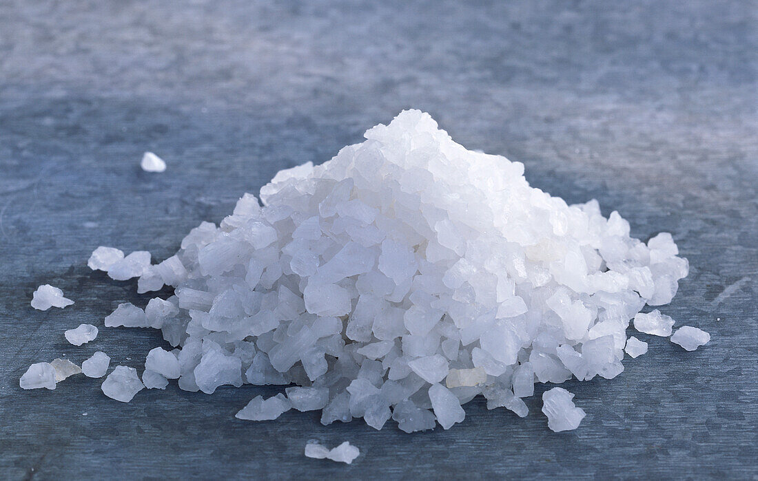 A heap of coarse salt