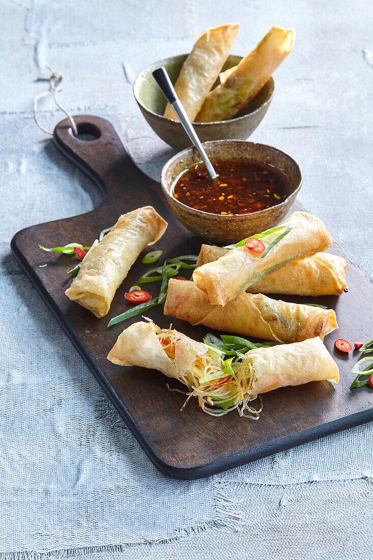 Spring rolls with vegetables