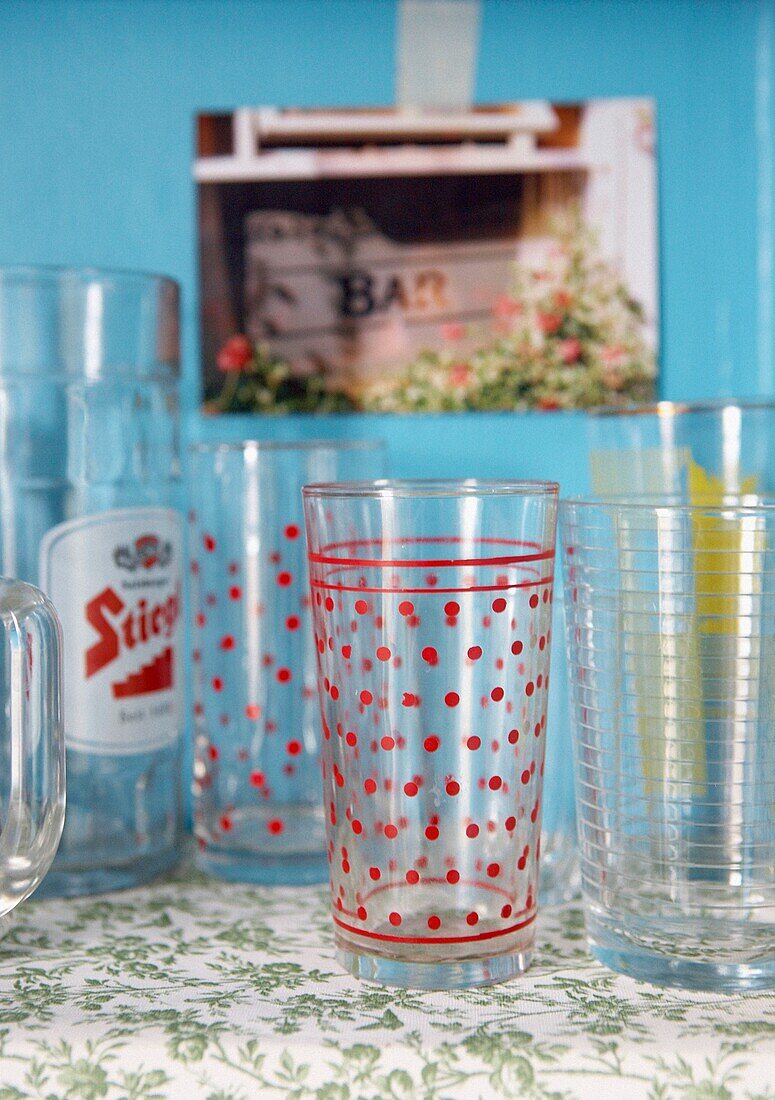 1950s style glassware