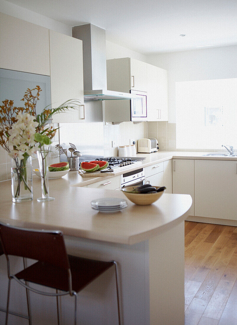 Sunlit kitchen 