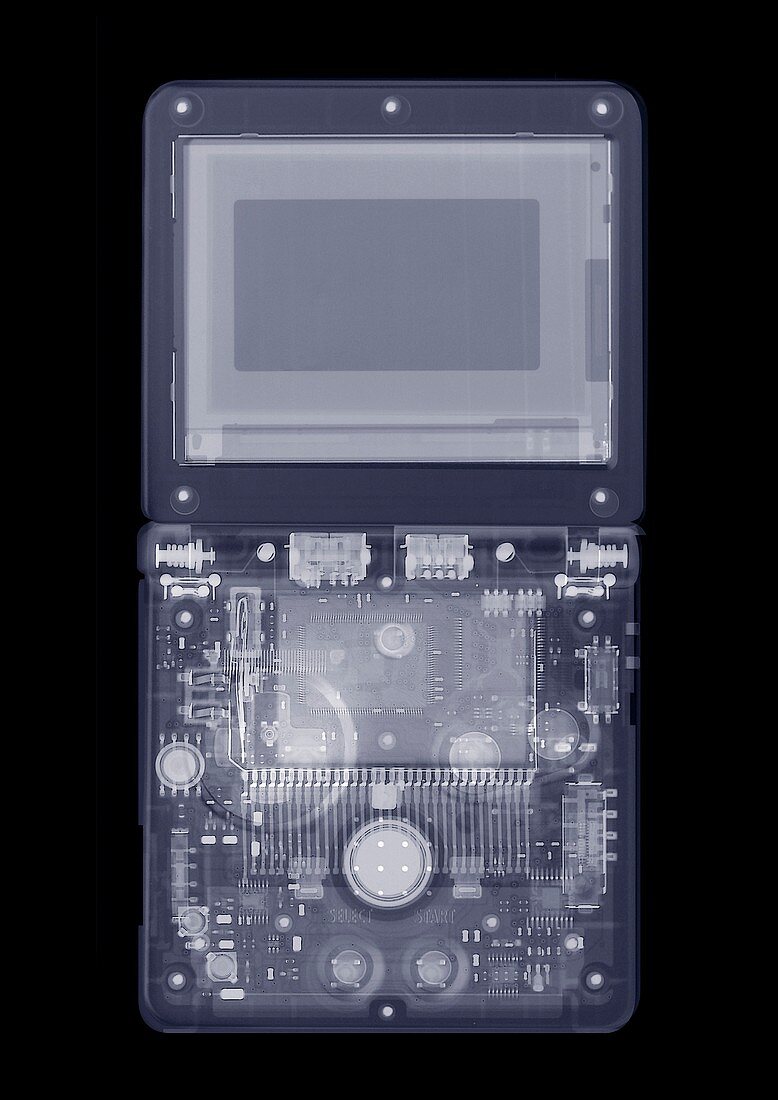 Handheld games console, X-ray