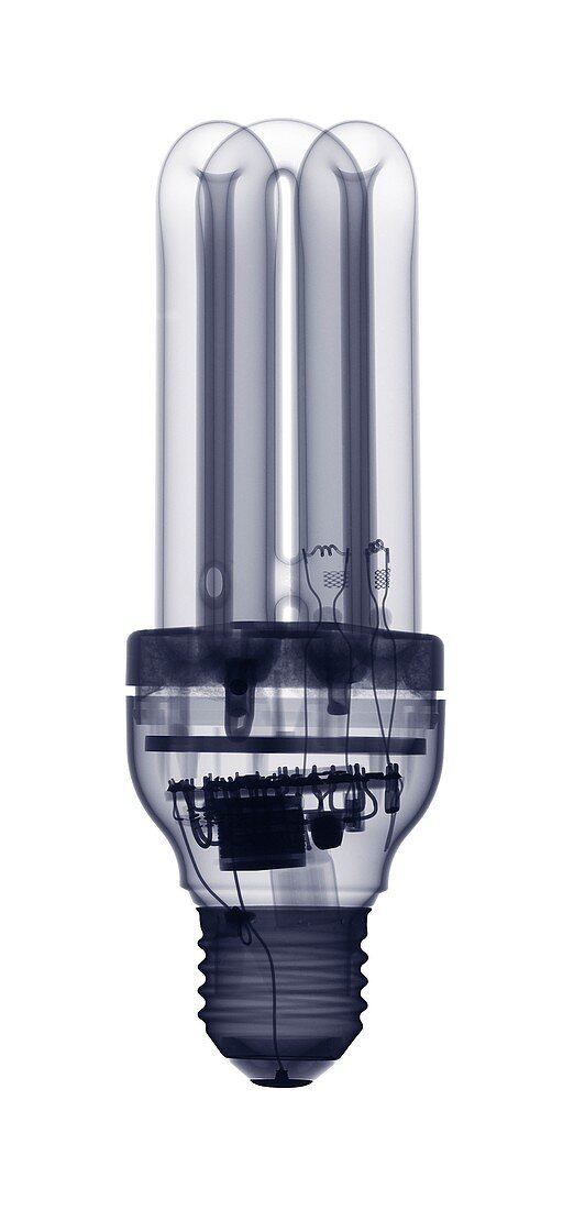 Energy saving light bulb, X-ray