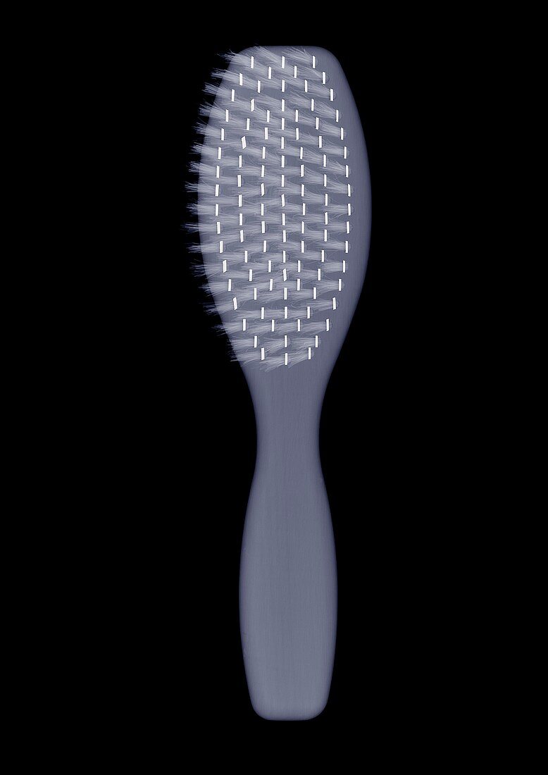 Hairbrush, X-ray