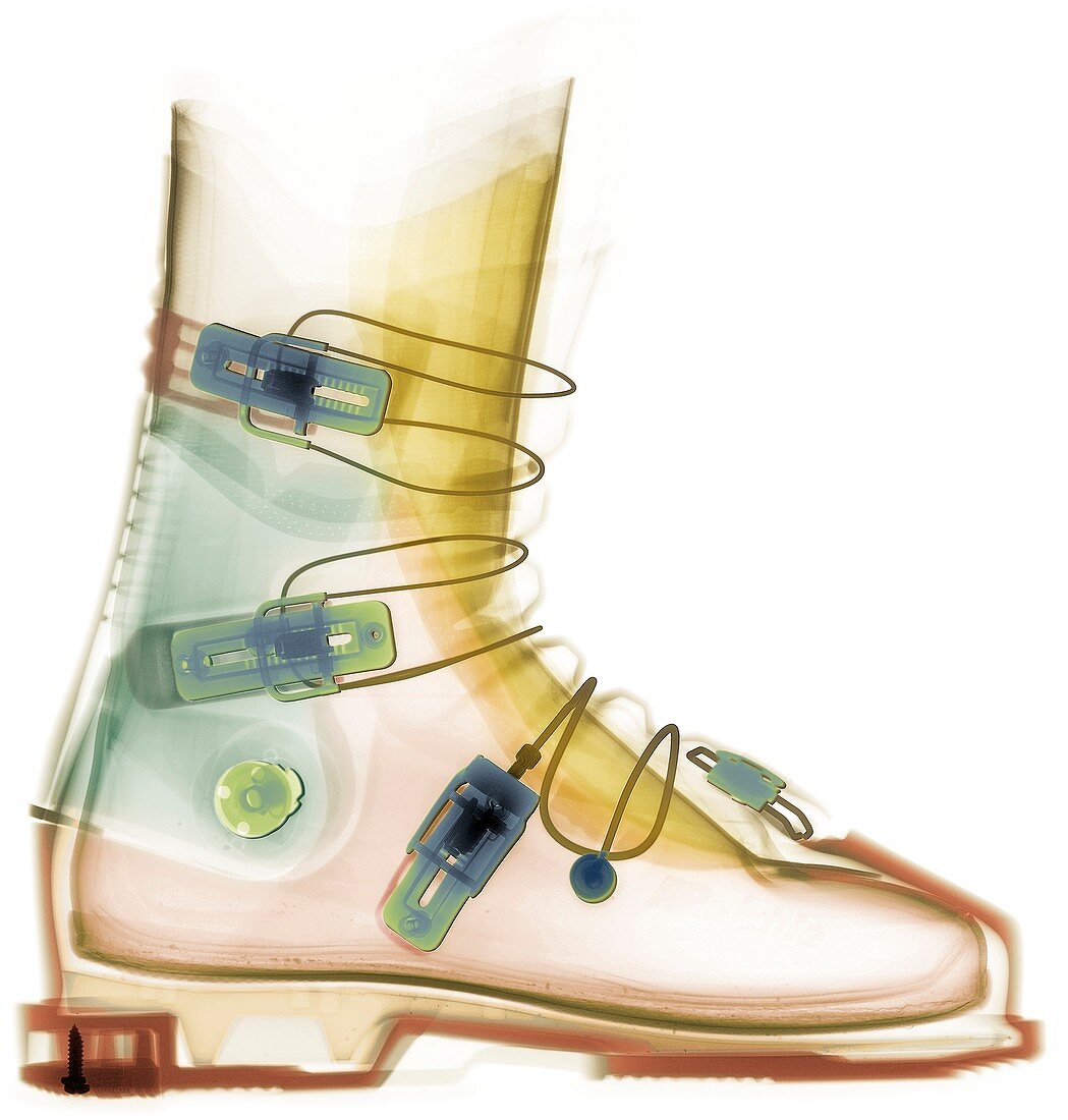 Ski boot, X-ray