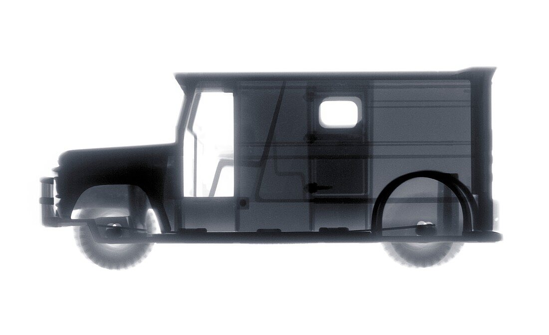 Toy truck, X-ray