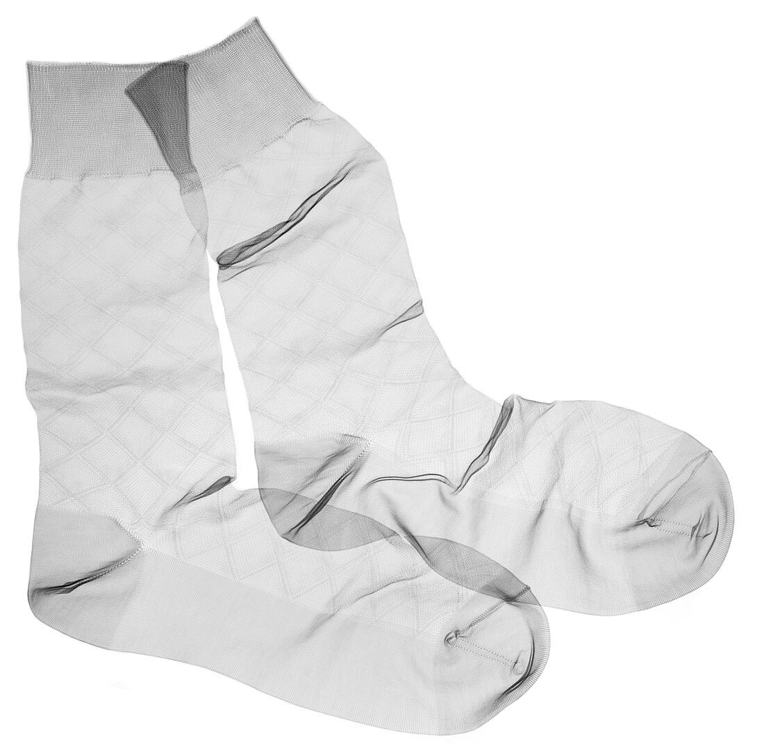 Pair of socks, X-ray