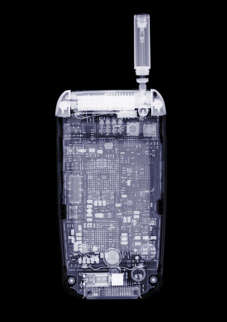 Miniature mobile phone, X-ray