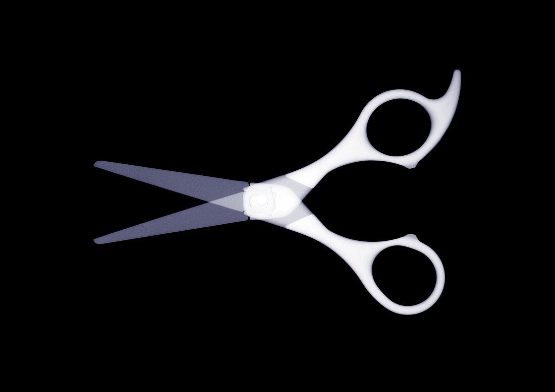 Pair of scissors, X-ray