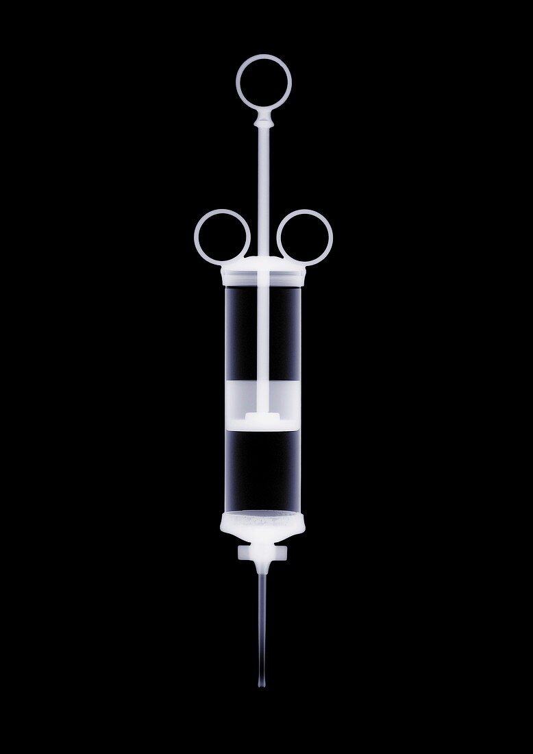 Medical syringe, X-ray