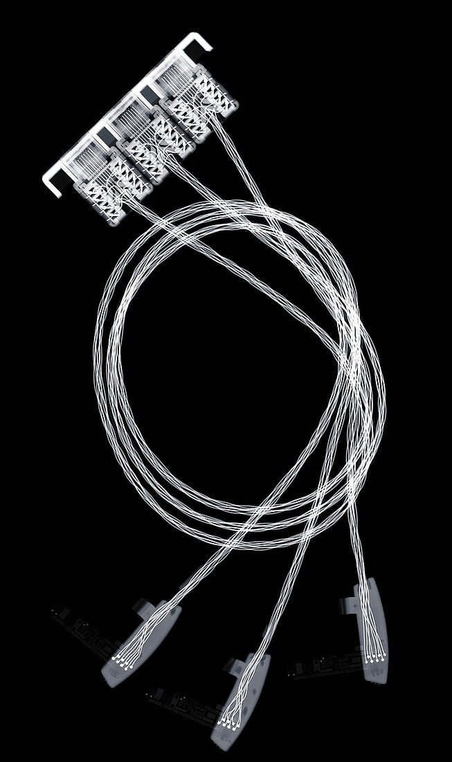 Wires and plugs, X-ray