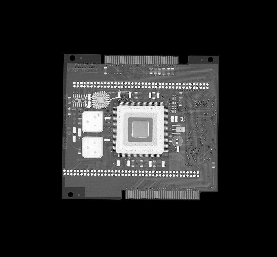 Computer circuit board, X-ray