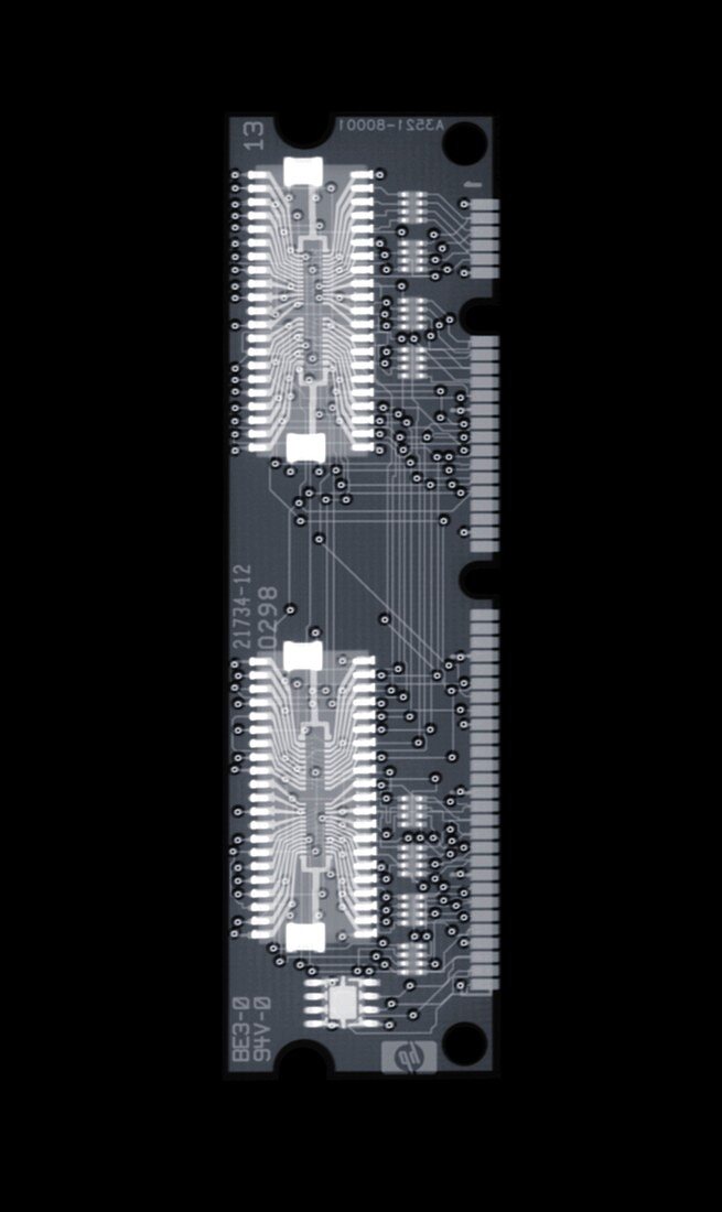 Computer circuit board, X-ray