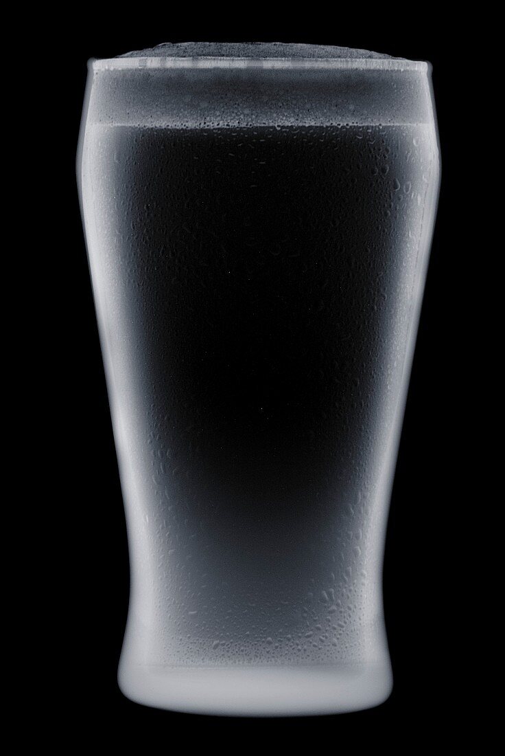 Pint of beer, X-ray