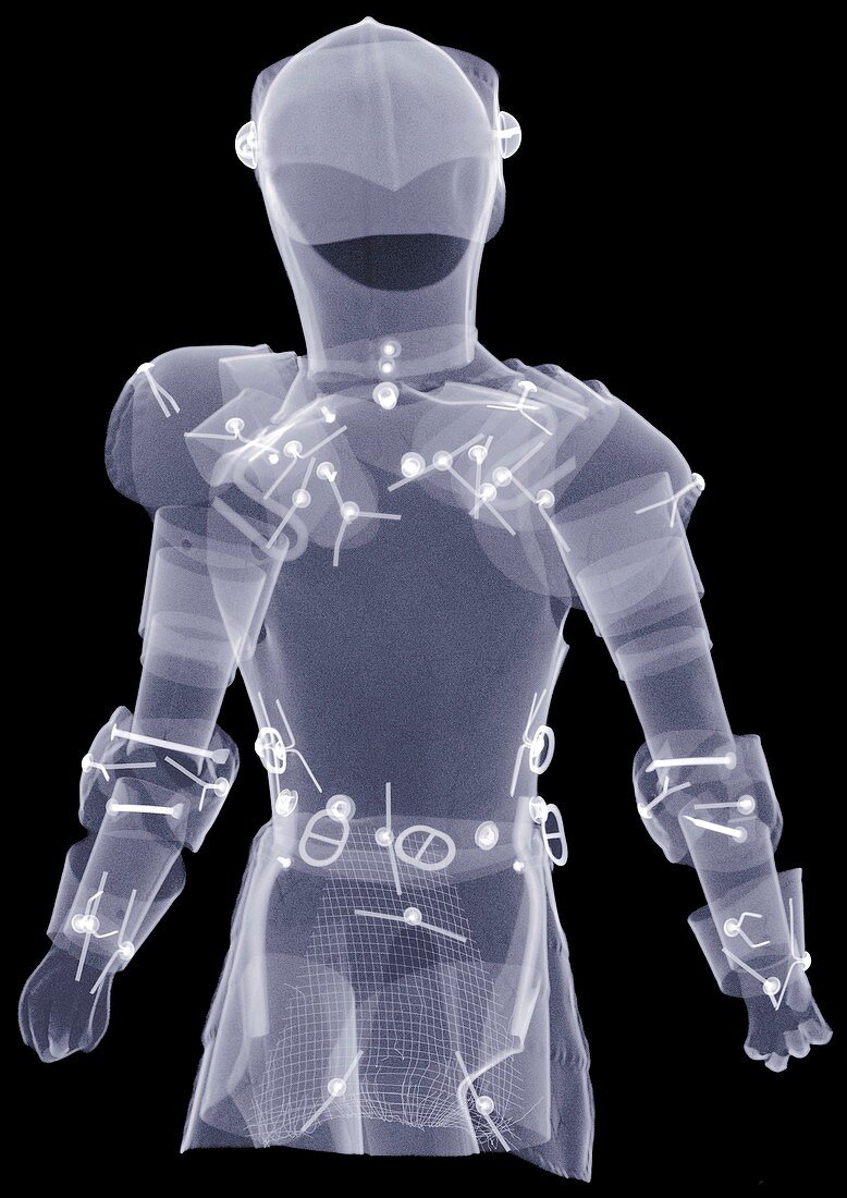 Suit of armour, X-ray