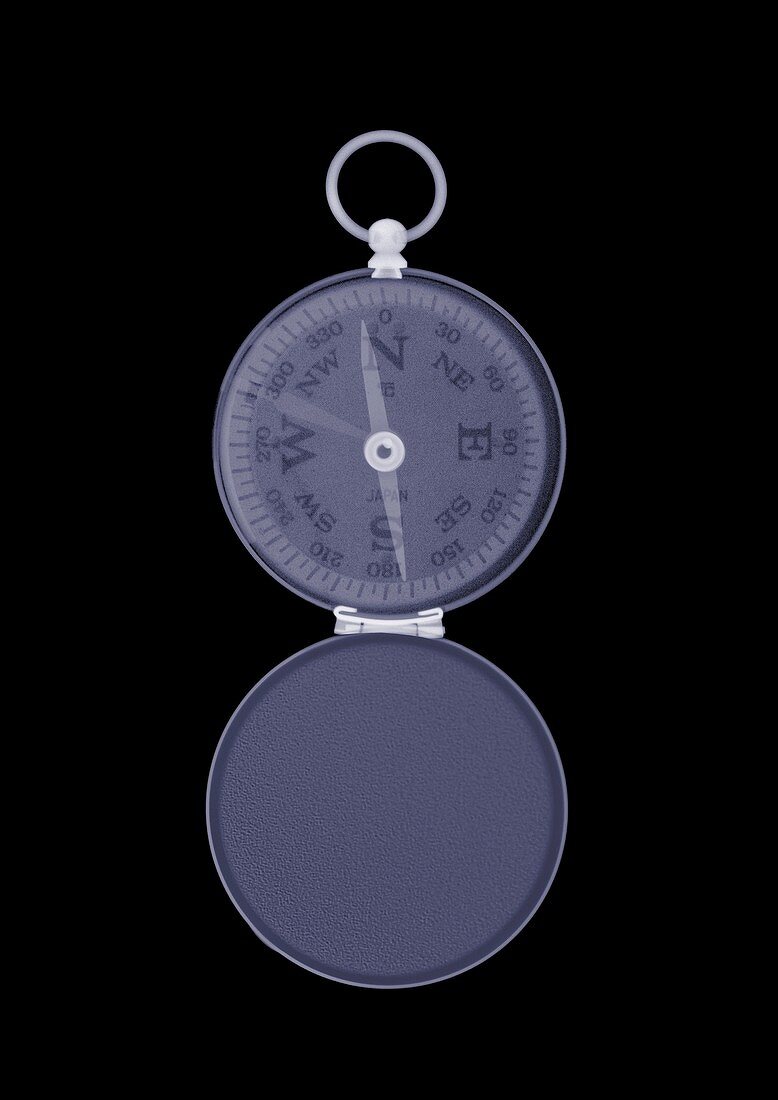 Pocket compass, X-ray