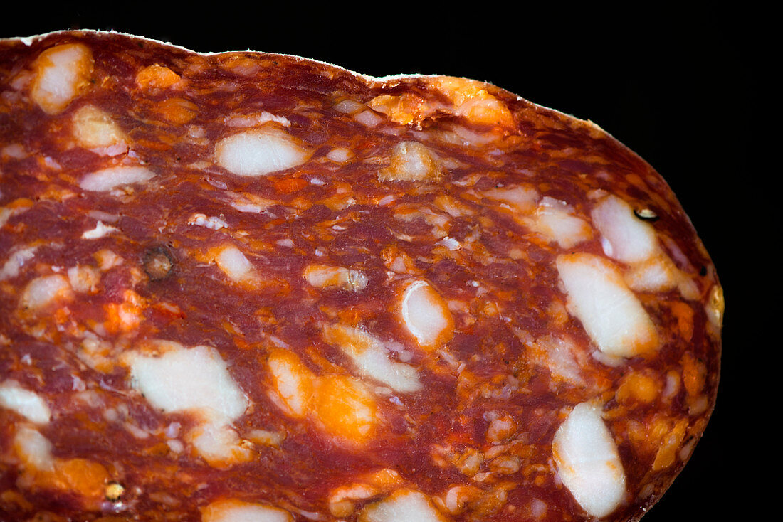 Calabrian salami (close-up)