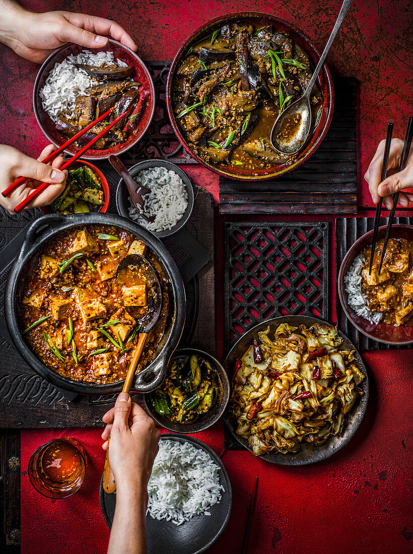 Verschiedene Sichuan-Gerichte (China)