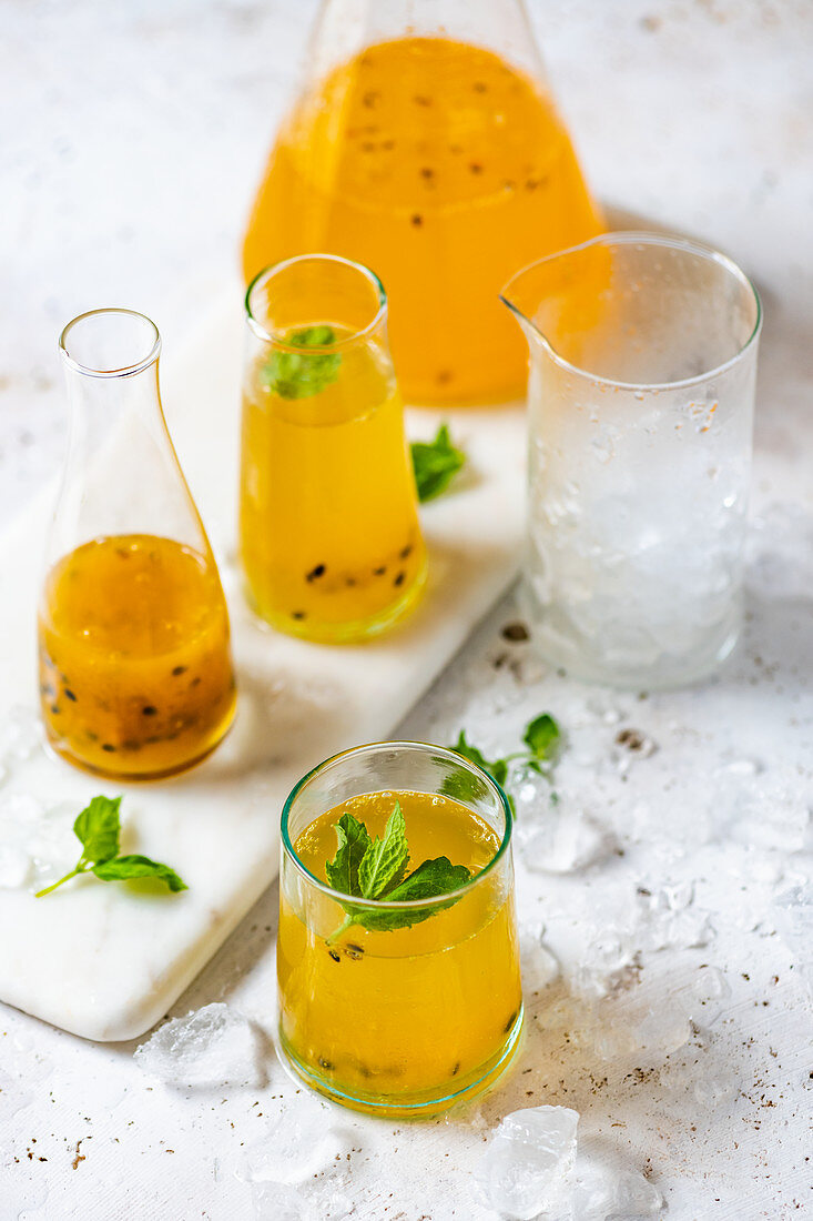 Passion fruit cocktail