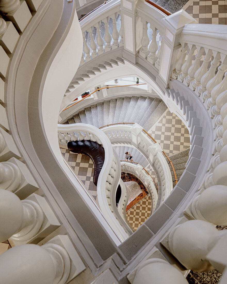 Finnish Museum of Natural History, Treppen, Helsinki, Finnland