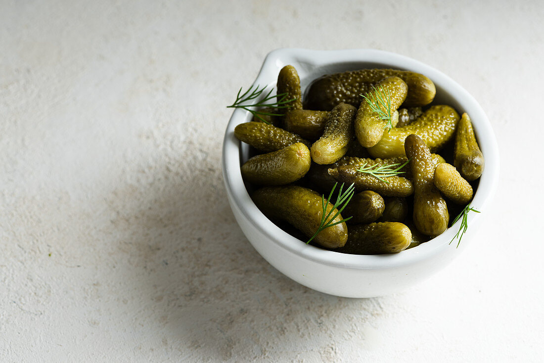 Cornison in a small bowl