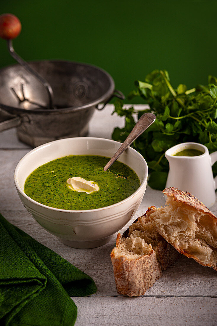 Leek and Watercress Soup