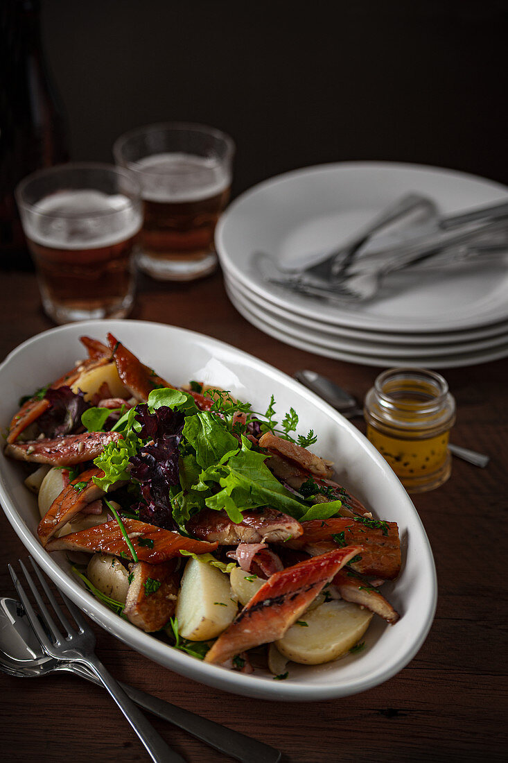 The Food Union - Smoked Eel with Potato Salad